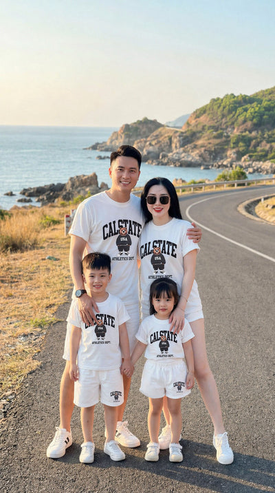 Bộ Thun Gia Đình BEAR CALSTATE